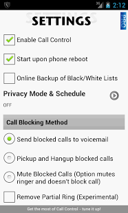 call control for android review