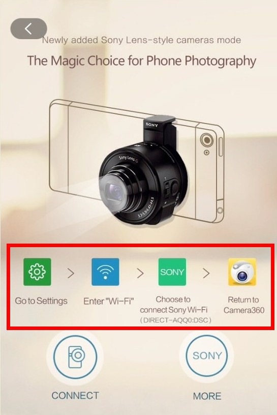 Camera360 app for iPhone Tutorials
