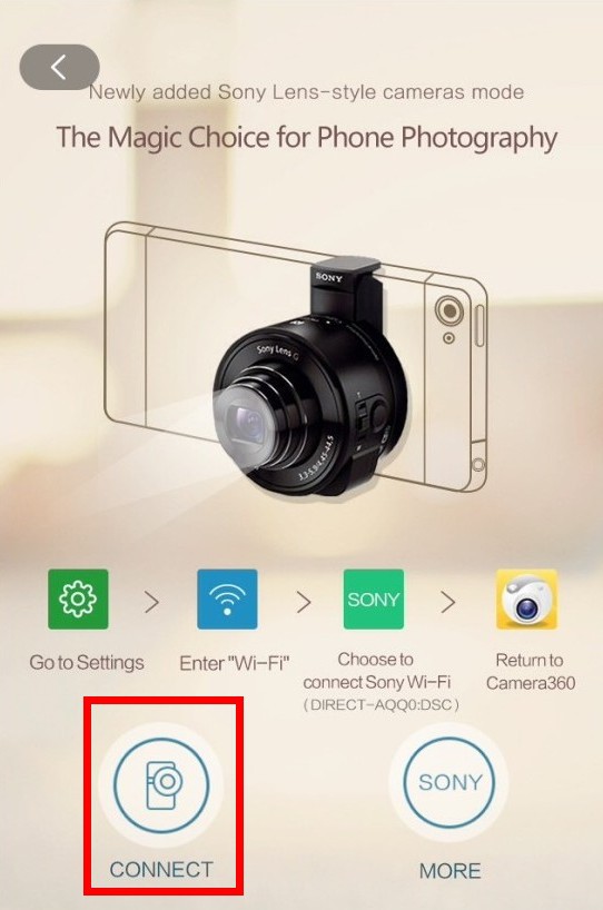Camera360 app