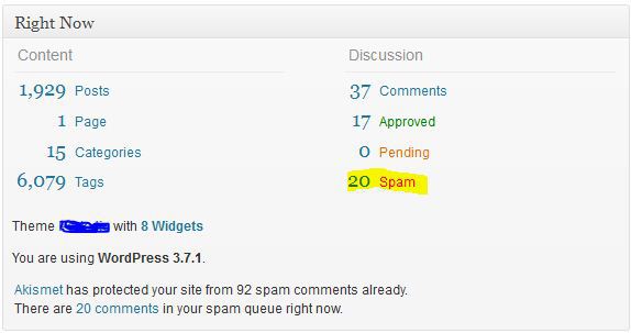 stop spam comments on wordpress