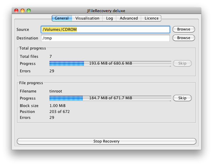 jfile recovery software