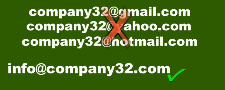 custom domain name email creation service