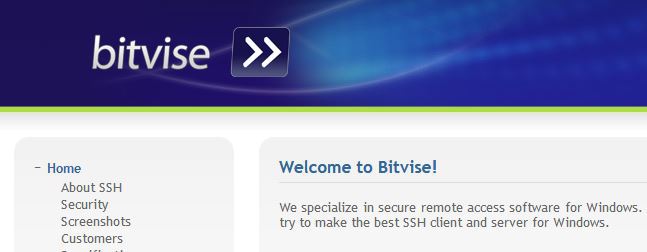 Bitvise SSH/SFTP Tunneling app