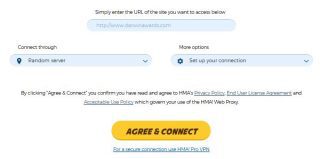 hidemyass web proxy service