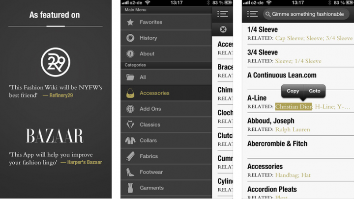 FAD - the ultimate Fashion Dictionary app