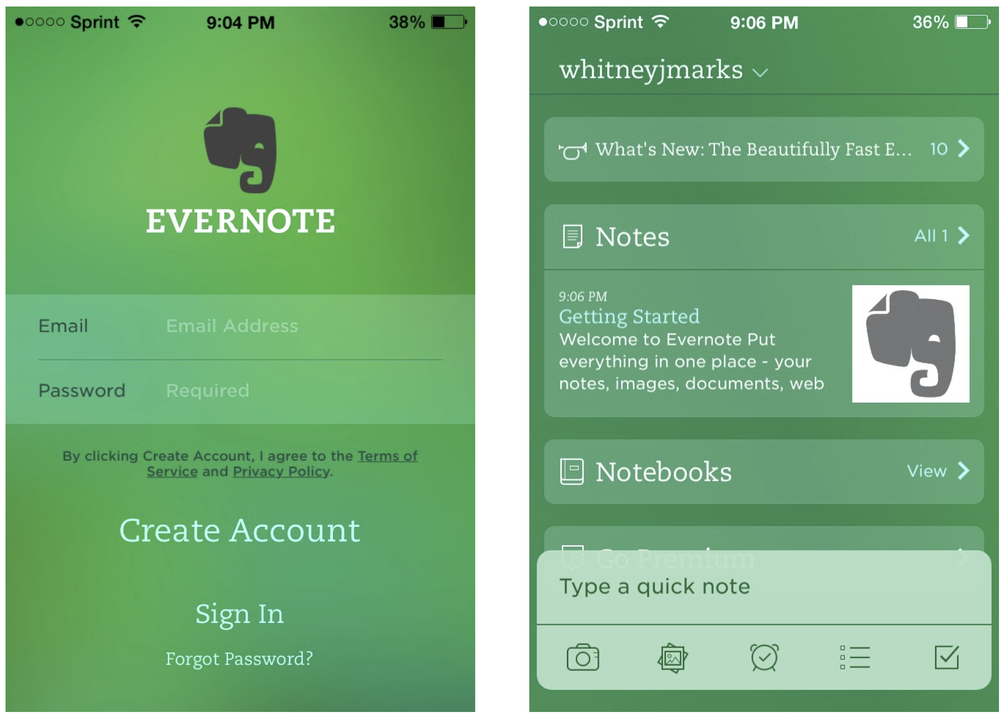 evernote student planner