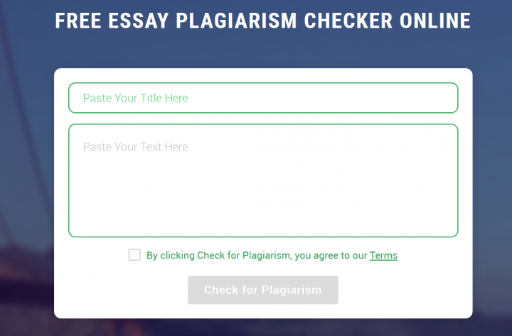 Edusson plagiarism checker tool