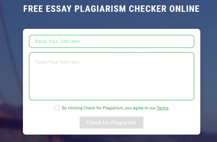 essay plagiarism checker