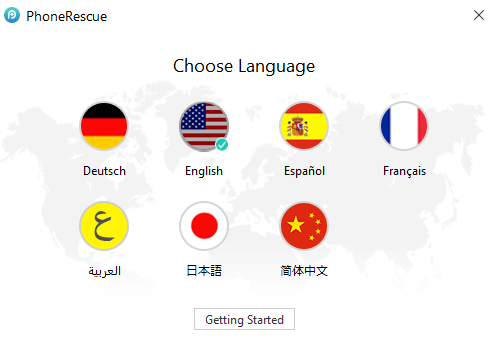 multilinguage interface
