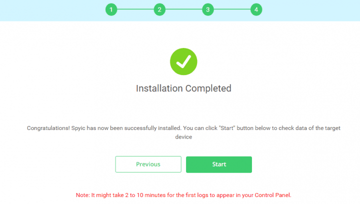 Complete the installation process