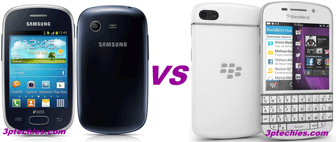Samsung galaxy star vs blackberry q10