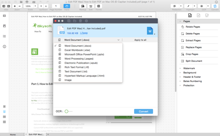iskysoft pdf editor pro for mac