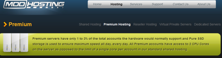 mdd hosting premium server review